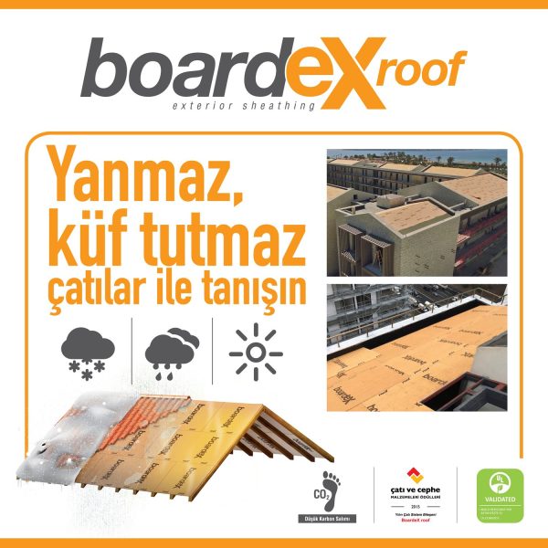 Boardex Çatı Levhası Fiyatları 12,5 mm 120x240 - Görsel 2