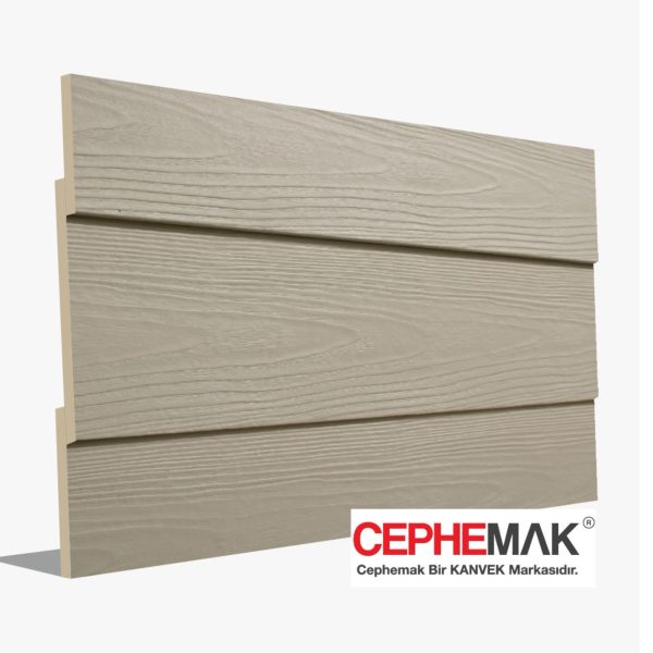 Betopan Fibercement Ahşap Yalı pan Siding Levha 8 mm (20 cm) 200x2500