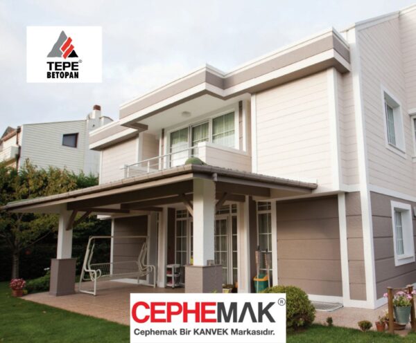 TepePAN Stone Taşonit Elyaf Takviyeli Çimentolu Levha Fibercement Kalınlık 8-10-12 mm Genişlik 1250 mm Uzunluk 3000 mm - Görsel 8