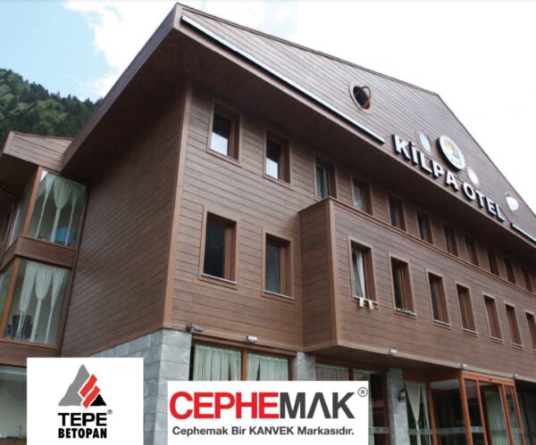 TepePAN Wood (Yalıpan Ahşap doku) Elyaf Takviyeli Çimentolu Levha Fibercement Kalınlık 8-10-12 mm Genişlik 1250 mm Uzunluk 3000 mm - Görsel 7