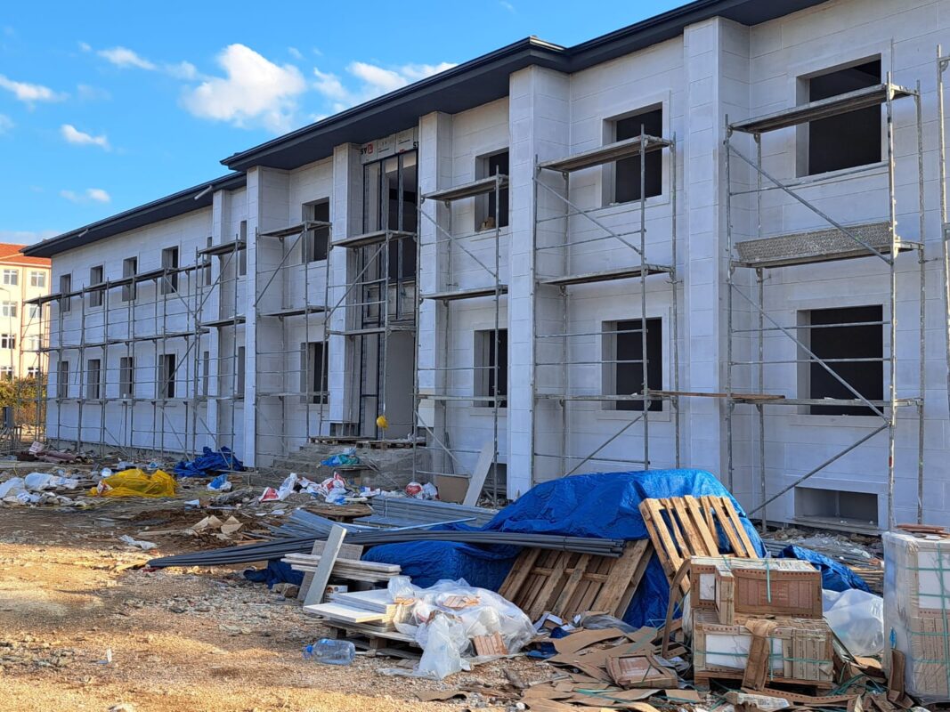 yenice jandarma binası cephe fibercement kaplamsı